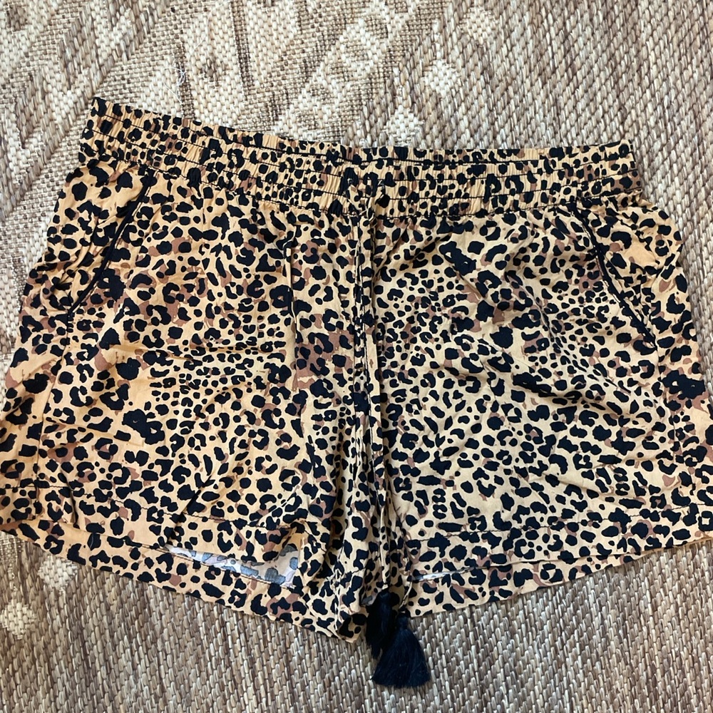 Leopard Print Women's Shorts